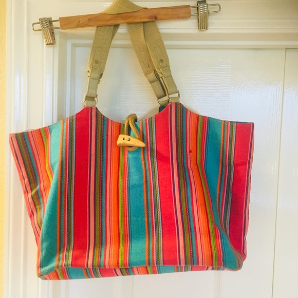 Double-Sided Beautiful Bag - Multi-Color/Teal - Picture 2 of 10